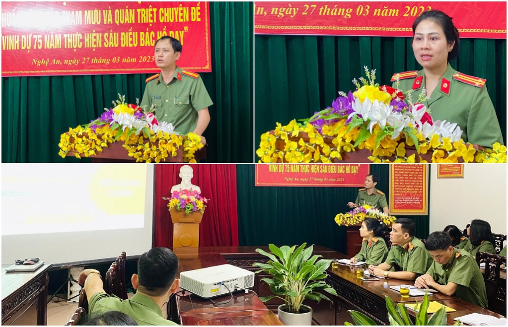 Tập huấn công tác tham mưu tại Phòng An ninh chính trị nội bộ