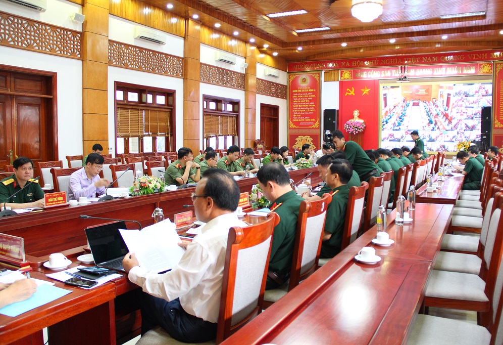 Hội nghị được tổ chức theo hình thức trực tuyến