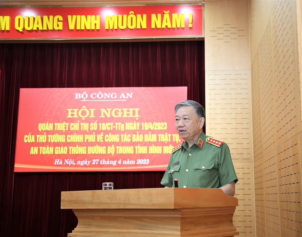 Bộ trưởng Tô Lâm phát biểu tại Hội nghị