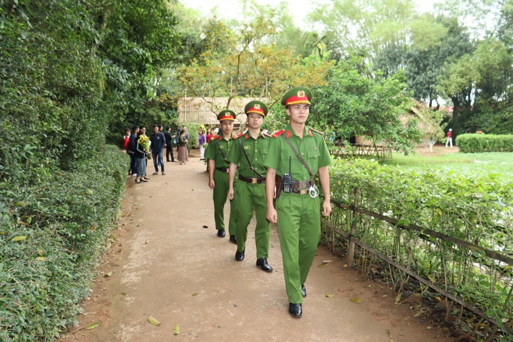 Đảm bảo ANTT tại khu Di tích Kim Liên, huyện Nam Đàn