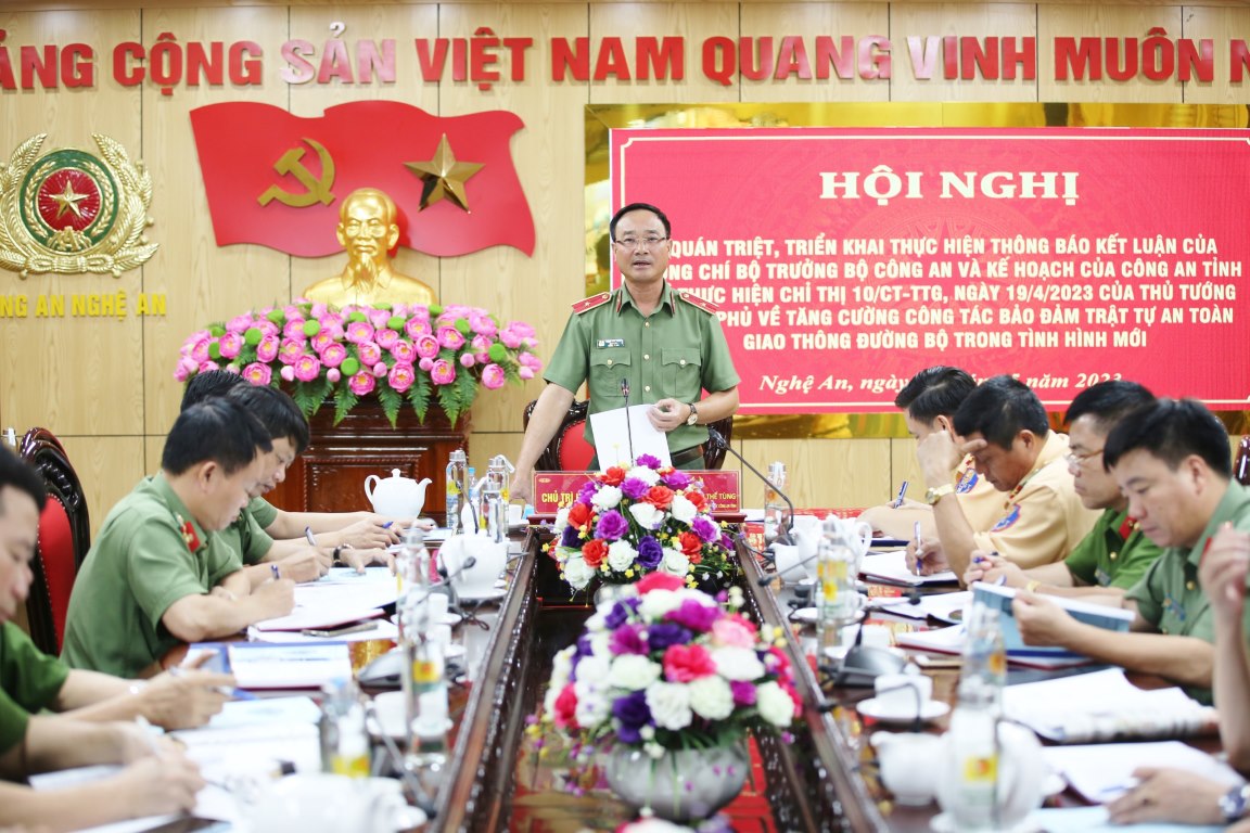 Phát biểu kết luận tại Hội nghị, thay mặt Ban Thường vụ Đảng ủy, Lãnh đạo Công an tỉnh, đồng chí Thiếu tướng Phạm Thế Tùng, Giám đốc Công an tỉnh ghi nhận, biểu dương những nỗ lực, cố gắng và kết quả đạt được của tập thể lãnh đạo, chỉ huy và cán bộ, chiến sĩ Công an các đơn vị, địa phương trong  