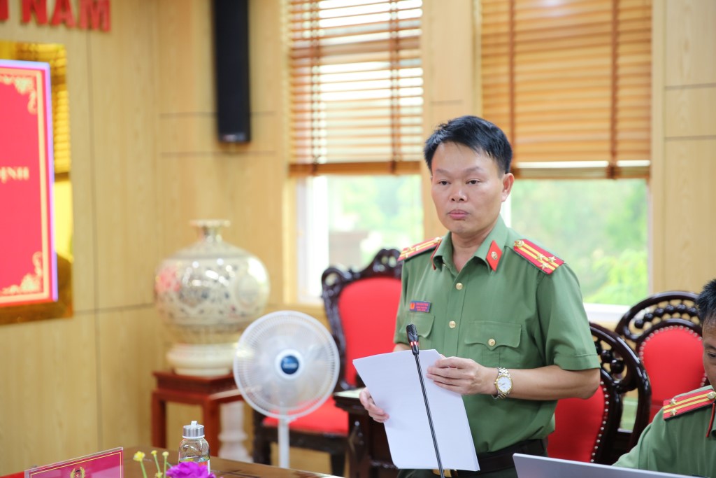 Đại diện Đoàn thanh tra phát biểu