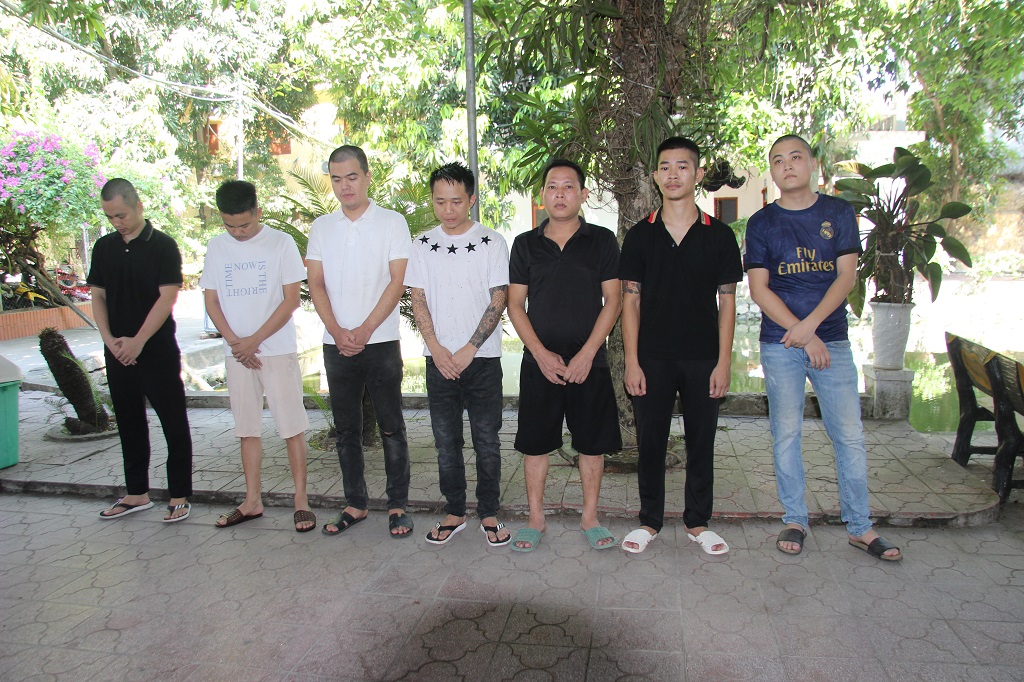 Các đối tượng trong chuyên án bị bắt giữ