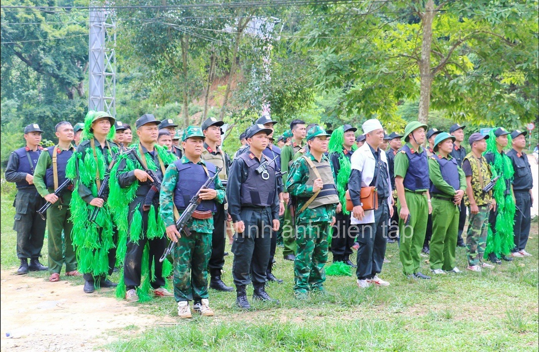 Các lực lượng tham gia diễn tập