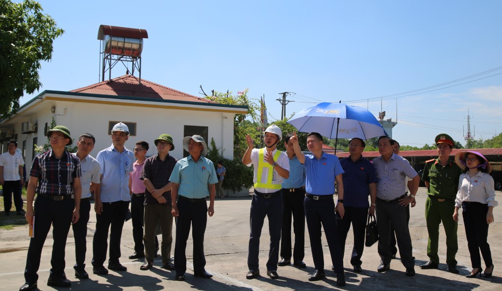 Đoàn giám sát kiểm tra phương án PCCC, kỹ năng của đội PCCC chuyên ngành tại Cảng Hàng không quốc tế Vinh