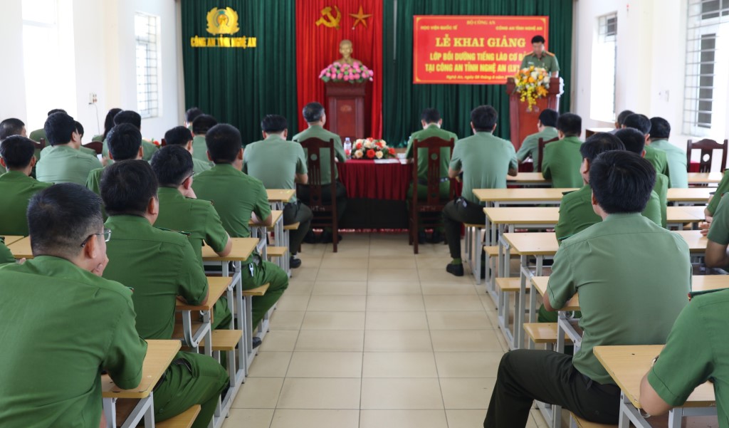Toàn cảnh buổi lễ khai giảng