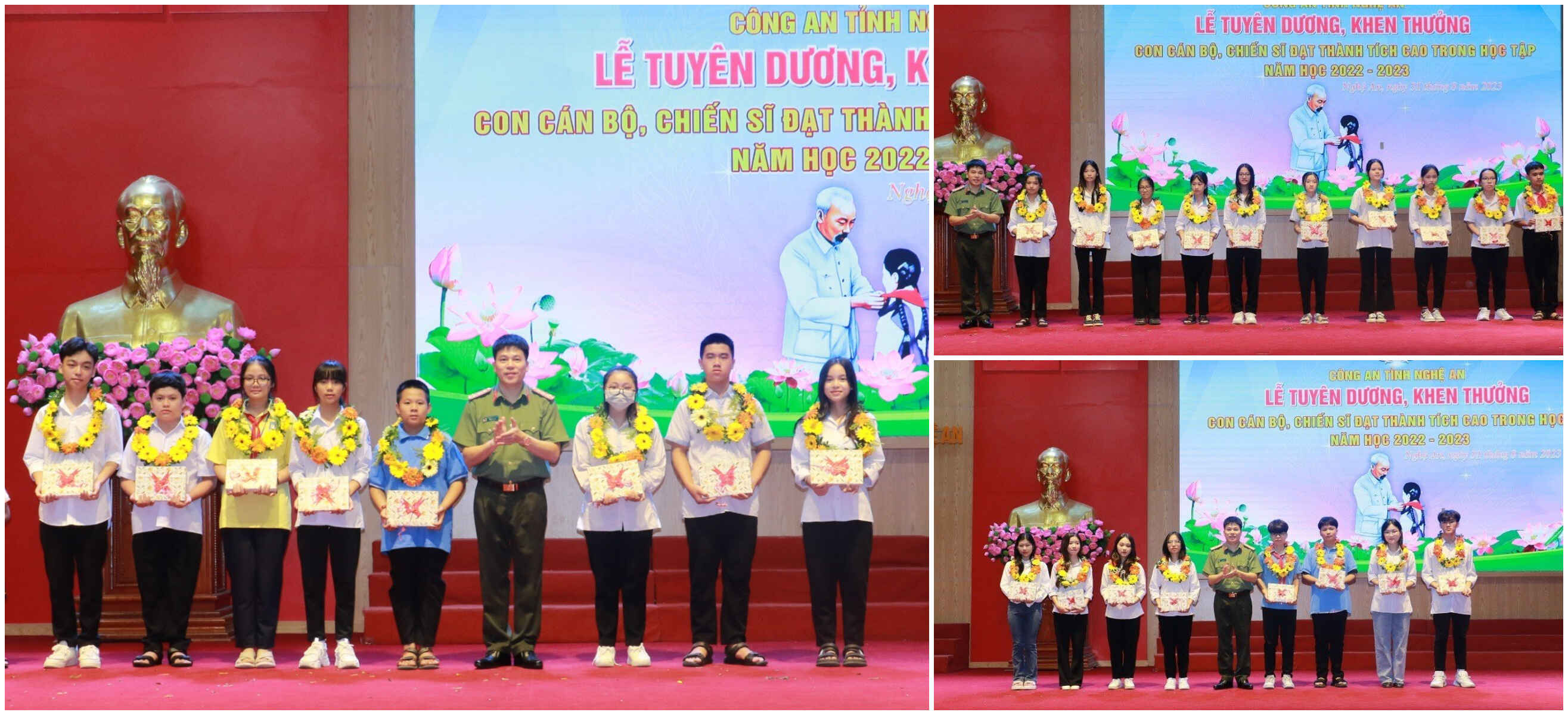 Niềm vui của các cháu học sinh đạt thành tích cao được tuyên dương, khen thưởng