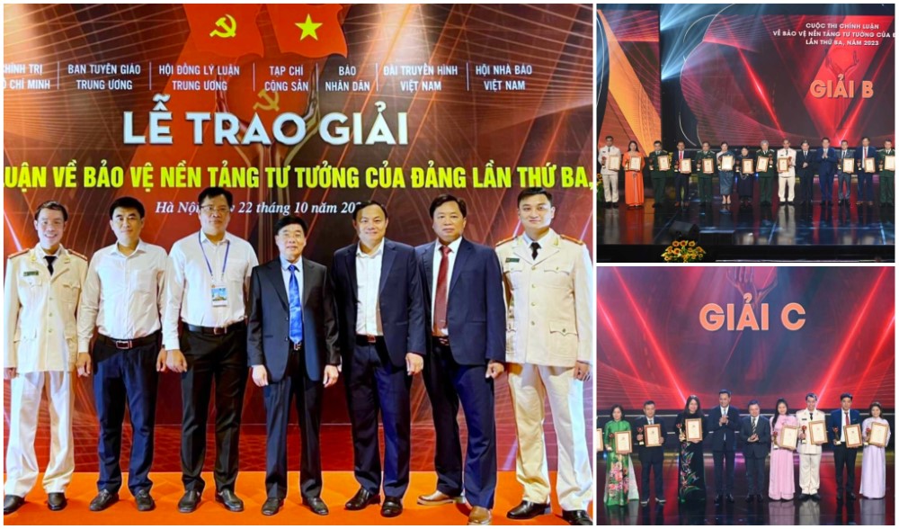 Công an Nghệ An đạt giải cao tại Cuộc thi chính luận về bảo vệ nền tảng tư tưởng của Đảng