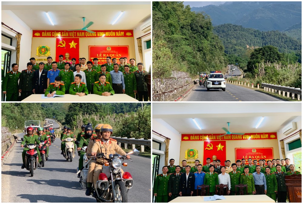 Tại Công an huyện Tương Dương