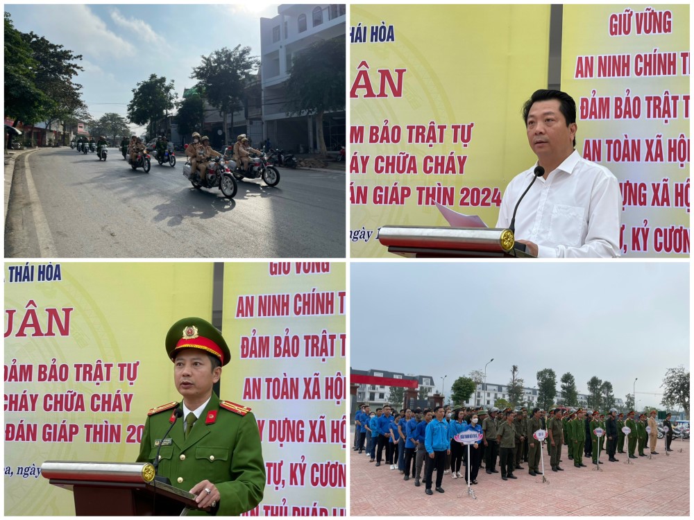 Tại Công an thị xã Thái Hoà