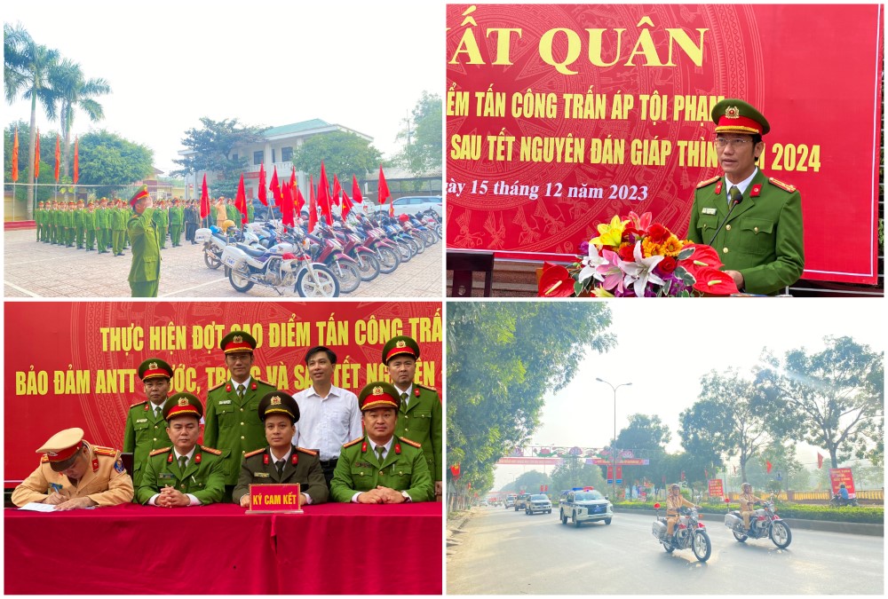 Tại Công an huyện Anh Sơn