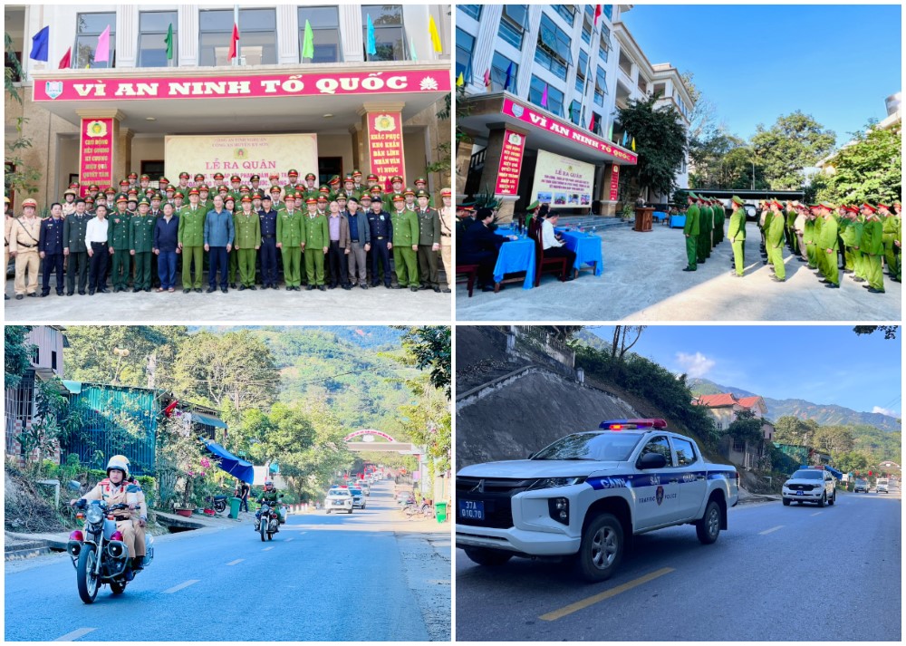 Tại Công an huyện Kỳ Sơn