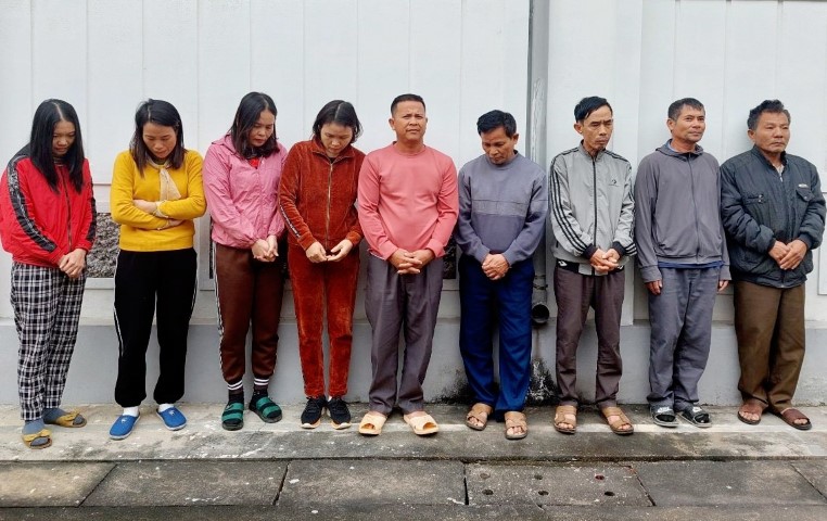 09 đối tượng đánh bạc bằng hình thức ghi lô, đề