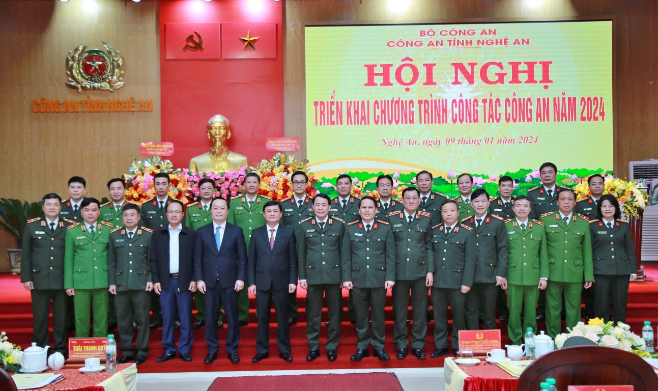Công an tỉnh Nghệ An triển khai chương trình công tác năm 2024