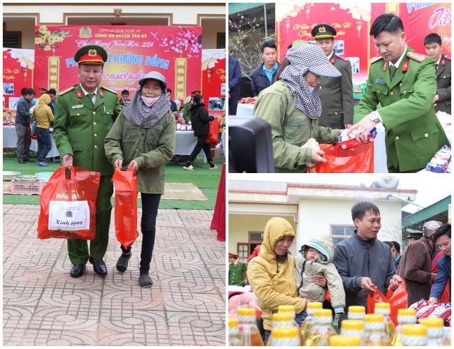 Niềm vui người dân khi tham gia phiên chợ