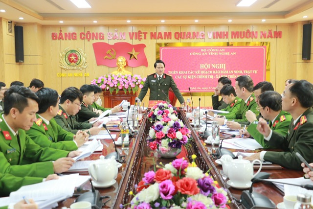 Chủ động các kế hoạch bảo đảm ANTT các sự kiện chính trị - xã hội