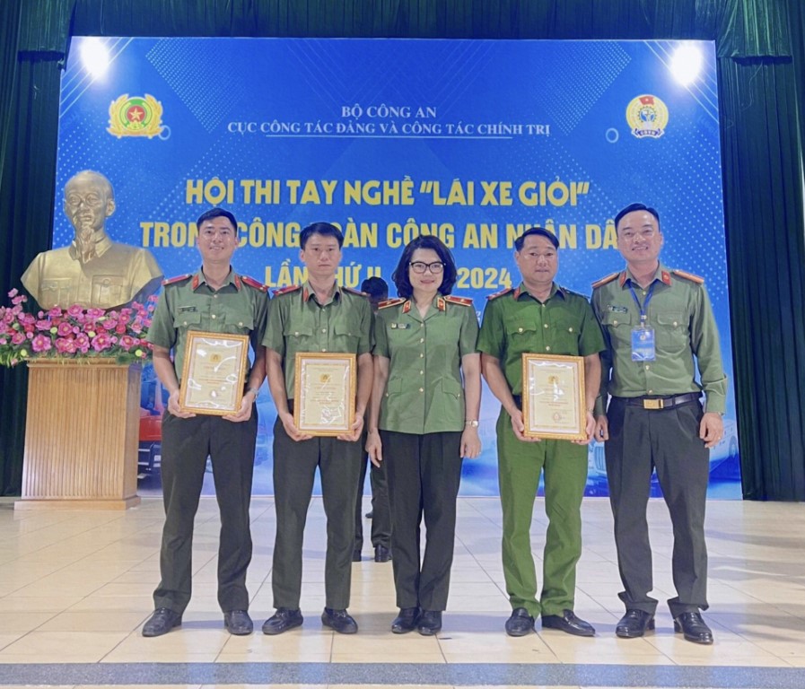  Công an Nghệ An đạt giải cao tại Hội thi