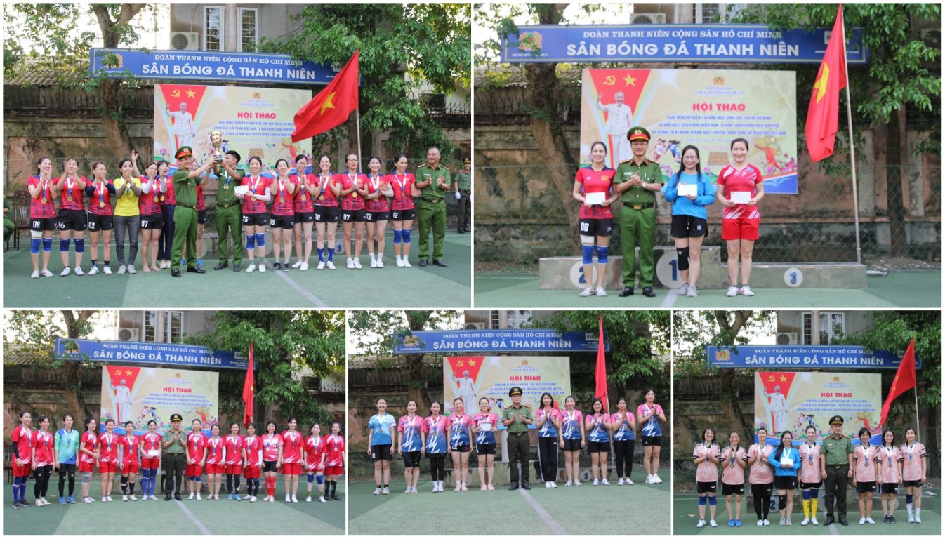 Trao giải môn bóng đá nữ