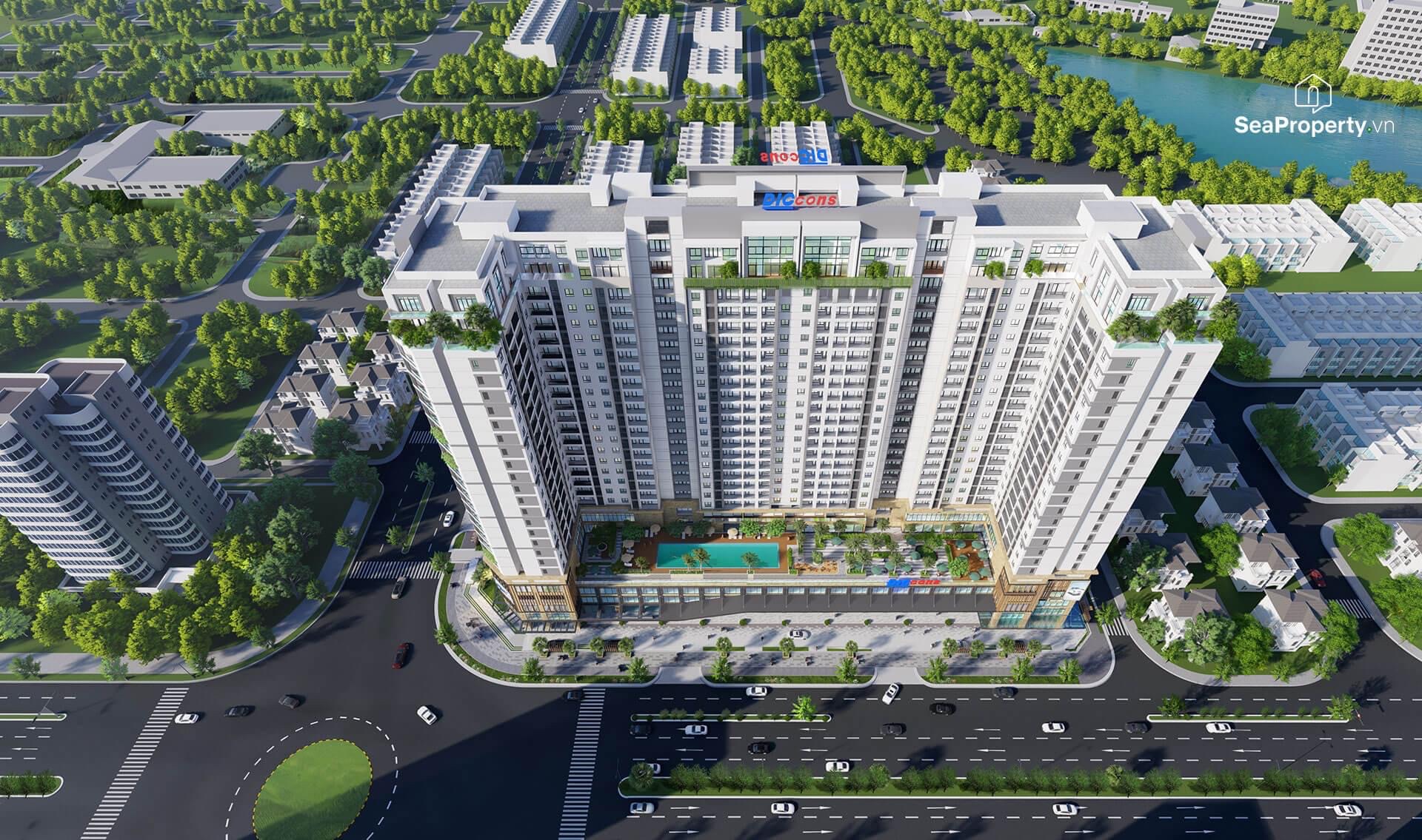 Dự án Vũng Tàu Centre Point do DIC Holdings đầu tư tại Khu Đô thị Chí Linh, TP. Vũng Tàu.