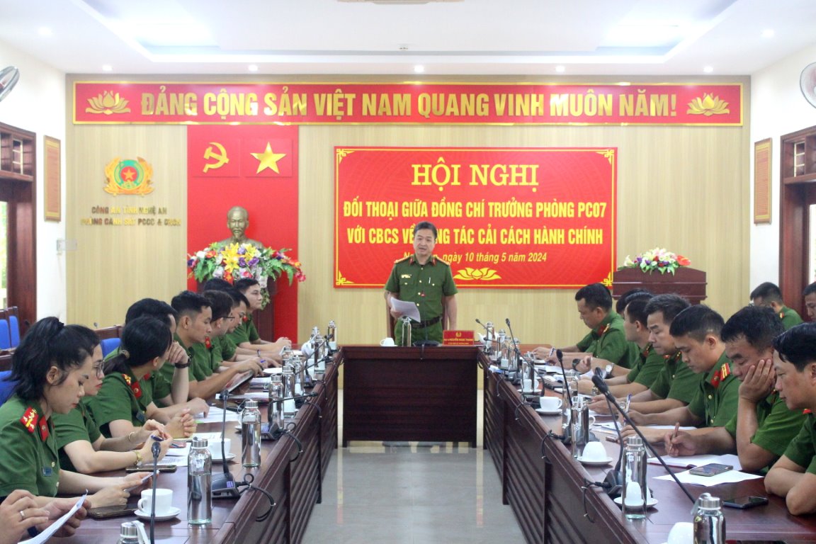 Buổi đối thoại nhằm trao đổi và tháo gỡ những khó khăn, vướng mắc trong quá trình thực hiện các thủ tục hành chính
