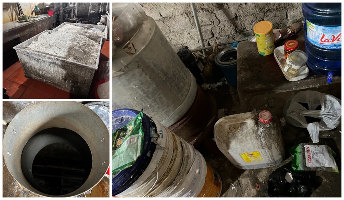 Cơ sở sản xuất, chế biến đậu phụ  không đảm bảo điều kiện an toàn  thực phẩm