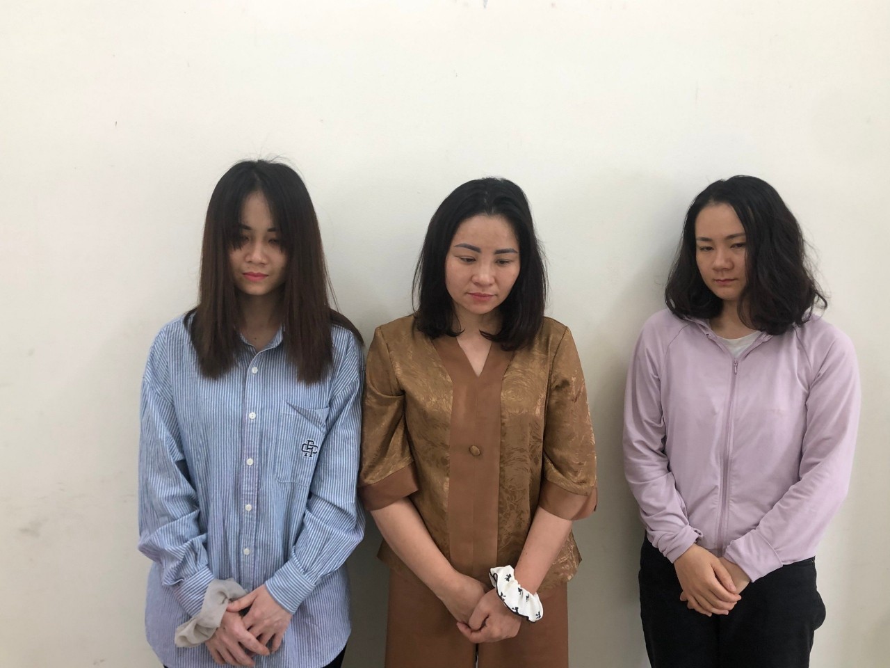 03 đối tượng Trần Thị Huề, Nguyễn Thị Hải và Trần Thị Tâm