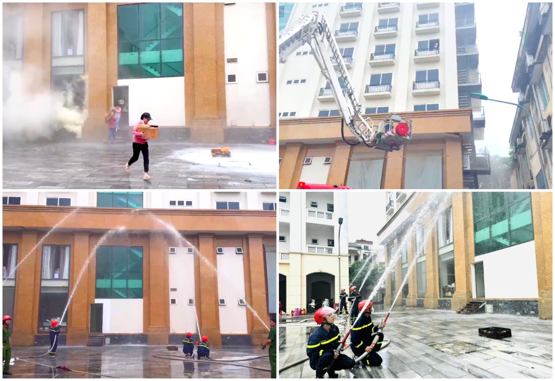 Các tình huống cứu nạn và chữa cháy được lực lượng PCCC tại chỗ phối hợp với Phòng Cảnh sát PCCC & CNCH triển khai khoa học, hiệu quả