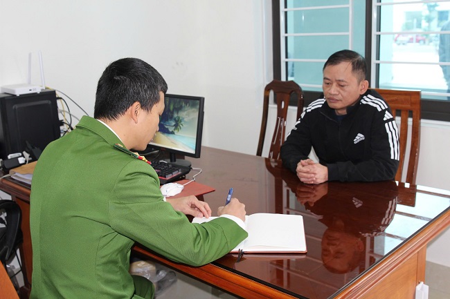 Đối tượng Nguyễn Anh Tuấn tại Cơ quan Công an