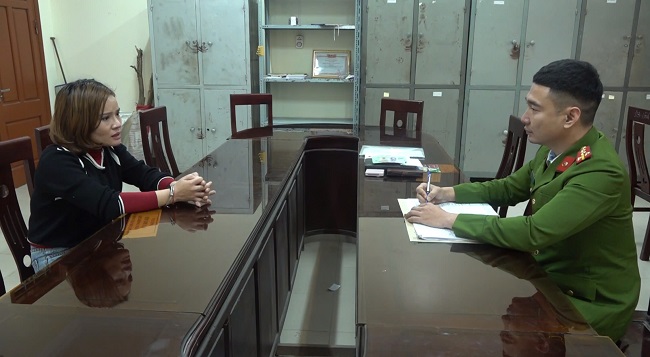  Cơ quan Công an lấy lời khai Lang Thị Năm 