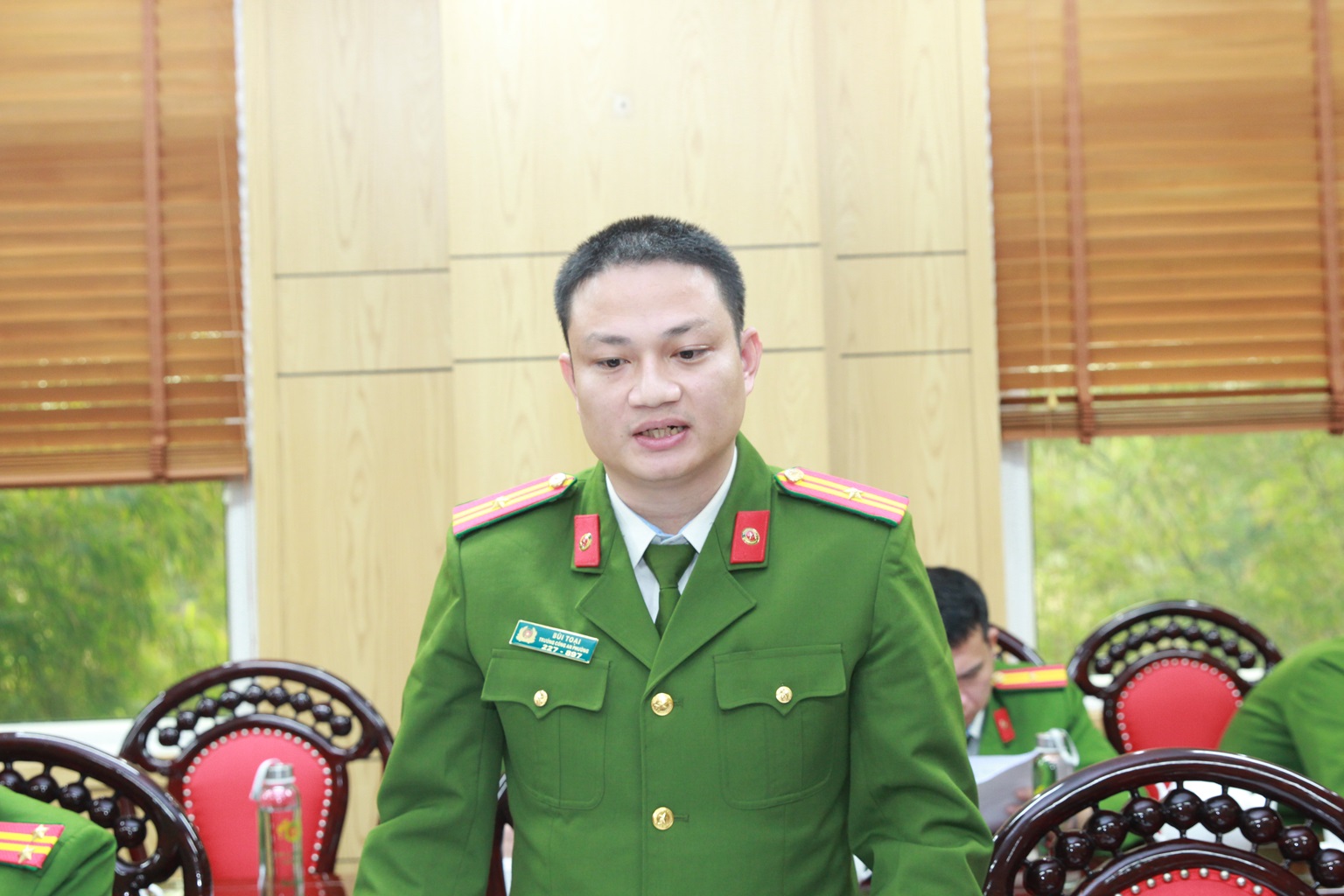 Các đại biểu phát biểu tại Hội nghị