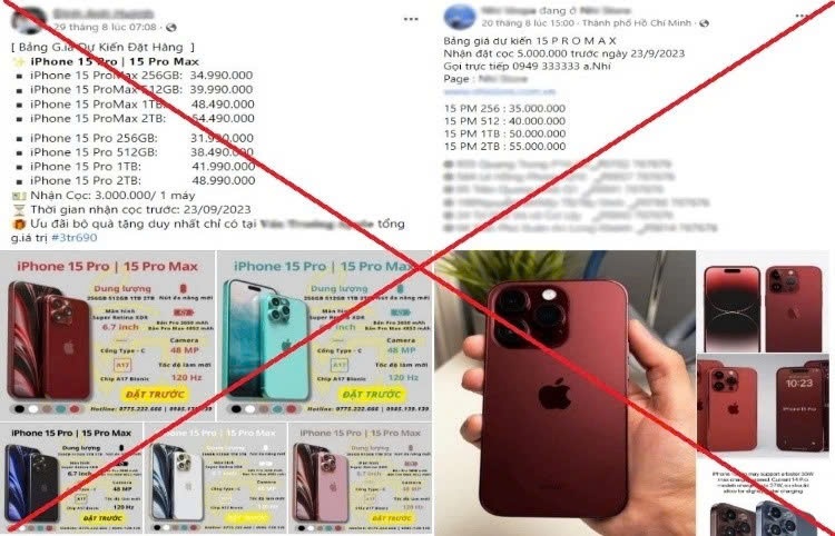 Cảnh giác với thủ đoạn rao bán điện thoại Iphone giá rẻ trên mạng