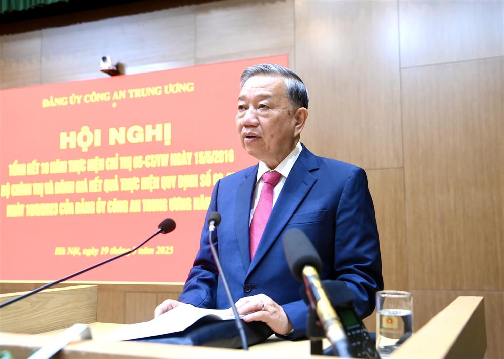 Tổng Bí thư Tô Lâm phát biểu chỉ đạo tại Hội nghị