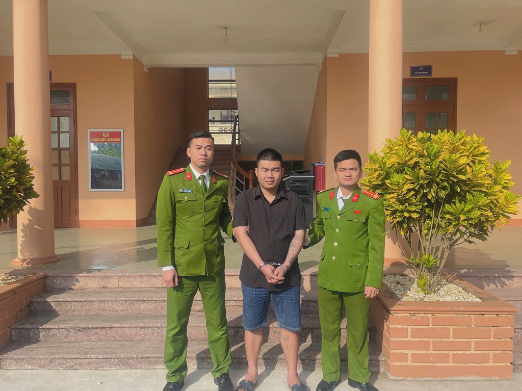 Lực lượng Công an bắt giữ đối tượng truy nã Nguyễn Đức Thắng