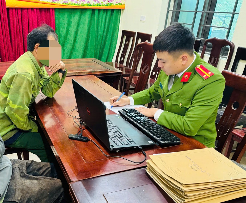 Anh G.B.Ch. tại Cơ quan Công an