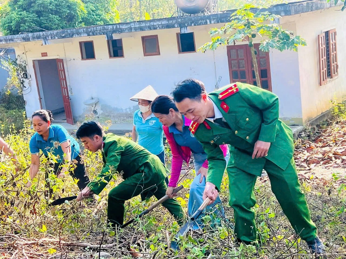 Phát quang bụi rậm, tạo cảnh quan thoáng, sạch, đẹp