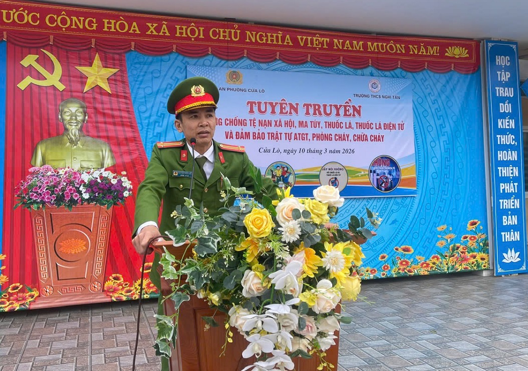 Buổi tuyên truyền nhận được sự quan tâm, hưởng ứng tích cực của cán bộ, giáo viên và đông đảo học sinh nhà trường
