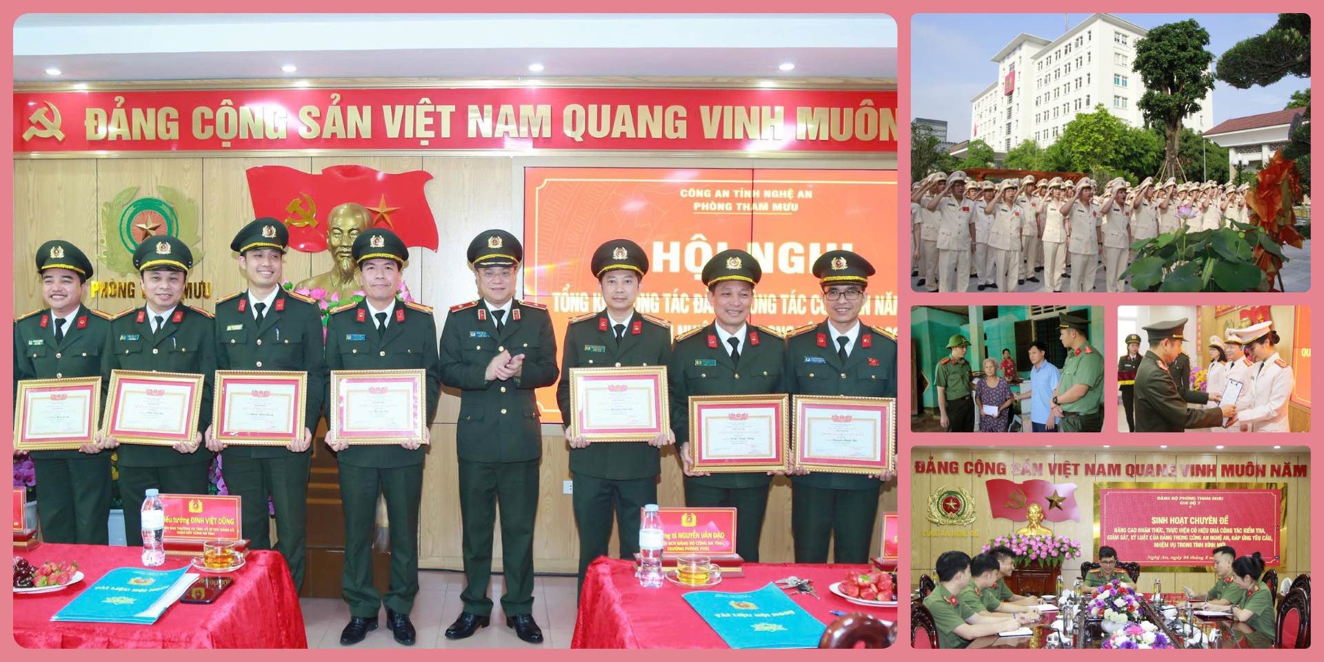 Tiếp nối truyền thống vẻ vang, CBCS Phòng tham mưu Công an Nghệ An luôn nỗ lực hoàn thành xuất sắc mọi nhiệm vụ được giao.
