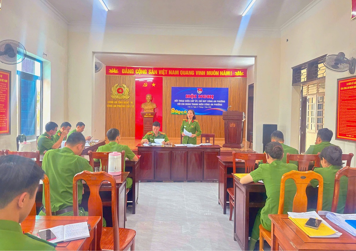 Hội nghị đối thoại giữa Cấp ủy, Chỉ huy với Chi đoàn thanh niên
