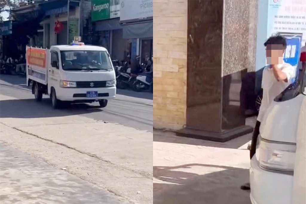 Thí sinh ngủ quên, Công an xã dùng ô tô đến tận nhà đón tới điểm thi