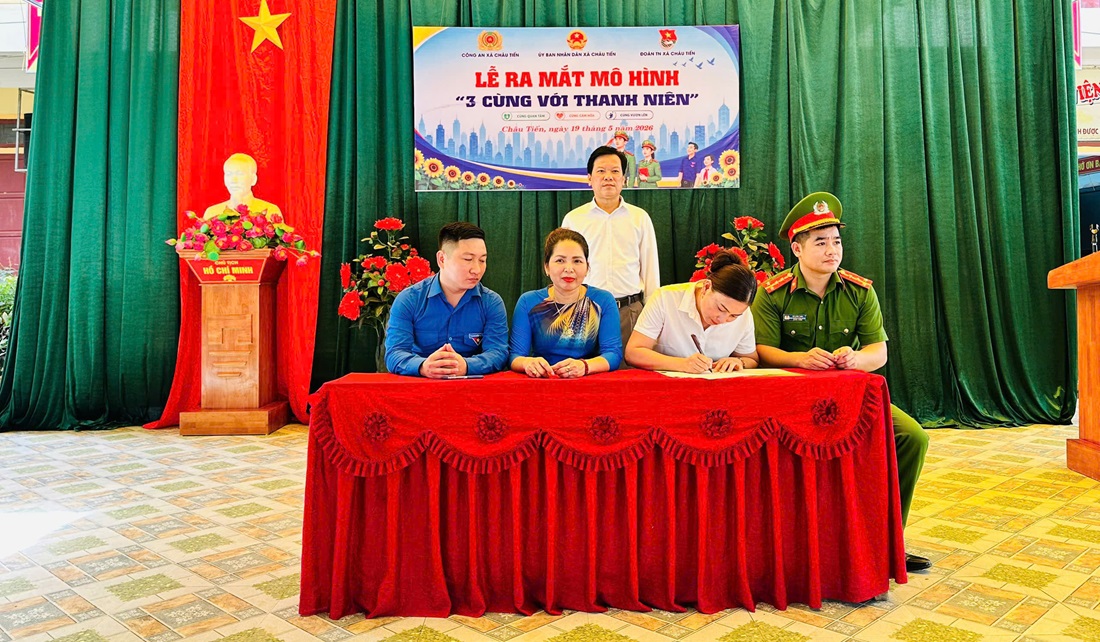 Xã Châu Tiến ra mắt mô hình 