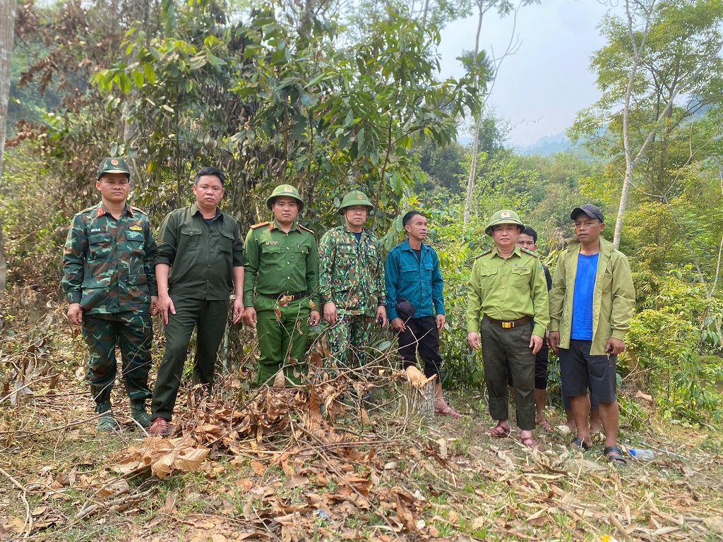 Đoàn kiểm tra liên ngành tuần tra, bảo vệ rừng