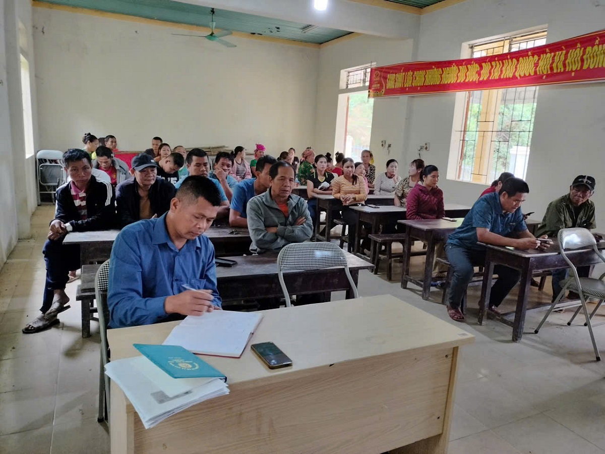 Tuyên truyền phòng chống bạo lực gia đình tại bản Nam Tiến 1