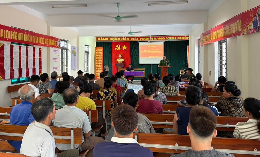 Toàn cảnh buổi tuyên truyền