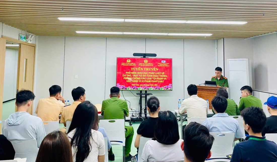 Toàn cảnh buổi tuyên truyền