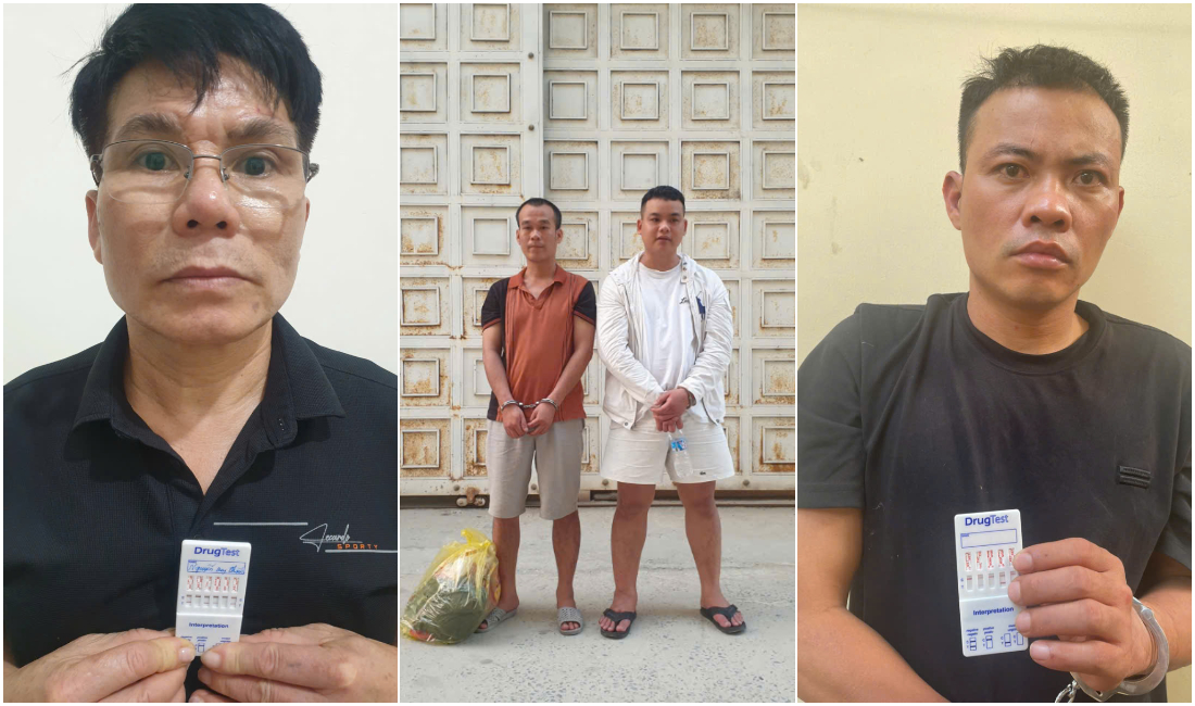 Một số đối tượng bị bắt giữ