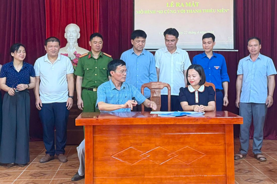 Các đơn vị ký kết thực hiện mô hình