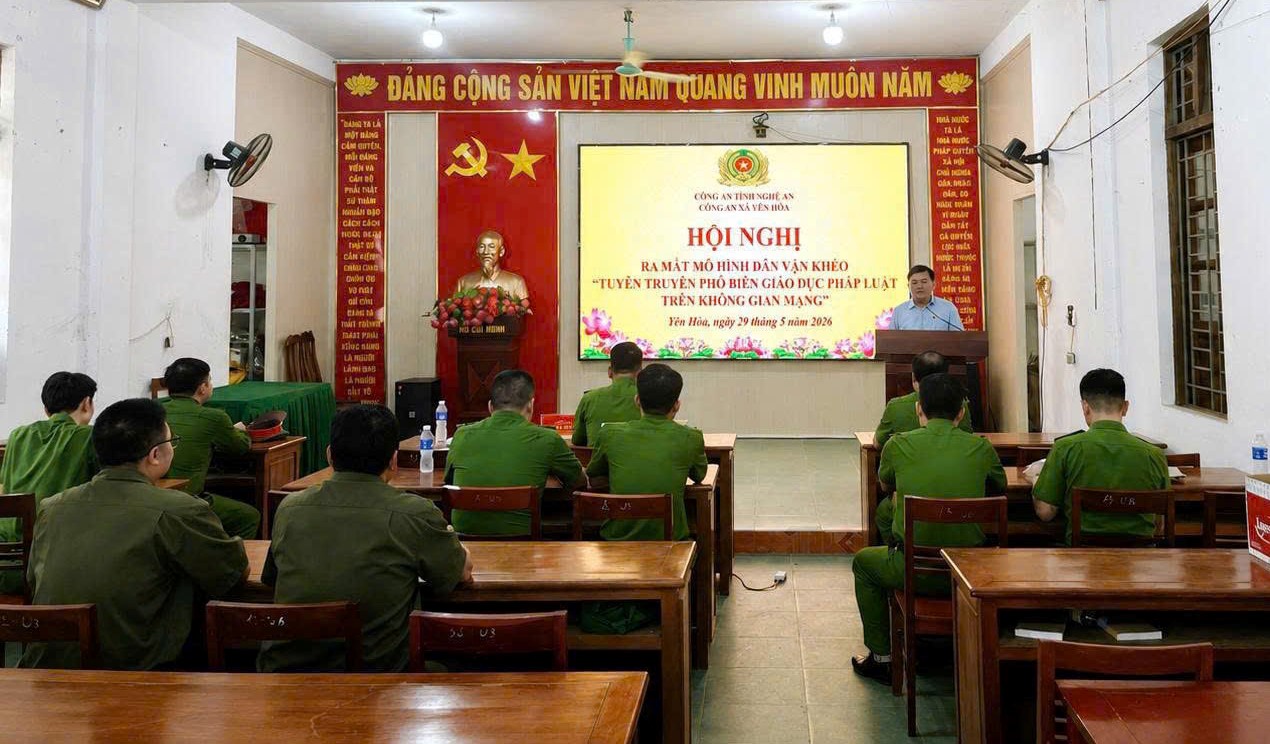 Công an xã Yên Hòa tham mưu ra mắt mô hình dân vận khéo 
