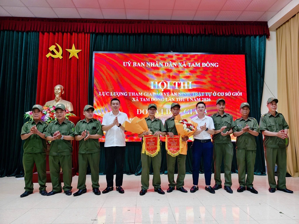 Xã Tam Đồng tổ chức Hội thi Lực lượng tham gia bảo vệ ANTT ở cơ sở giỏi lần thứ I năm 2026