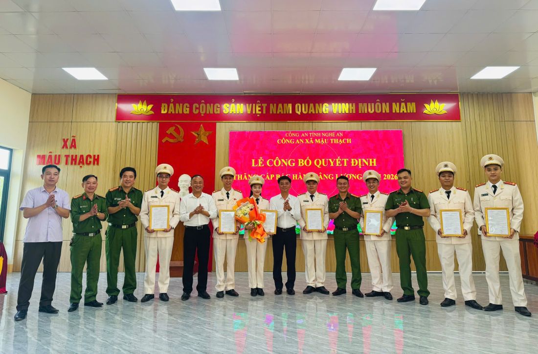 Tổ chức Lễ công bố thăng cấp, nâng lương năm 2026