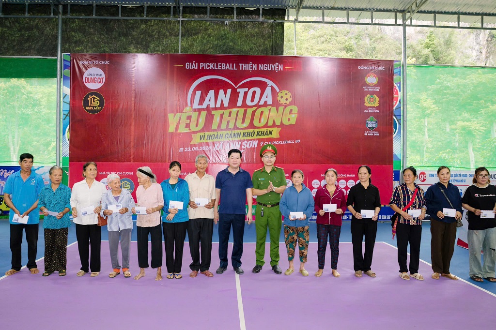 Tổ chức Giải Pickleball gây quỹ thiện nguyện